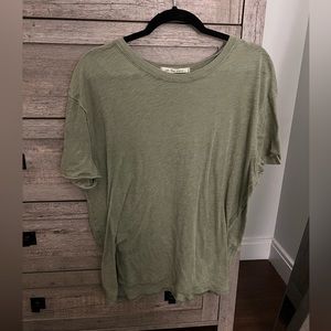 Free People Green Shirt